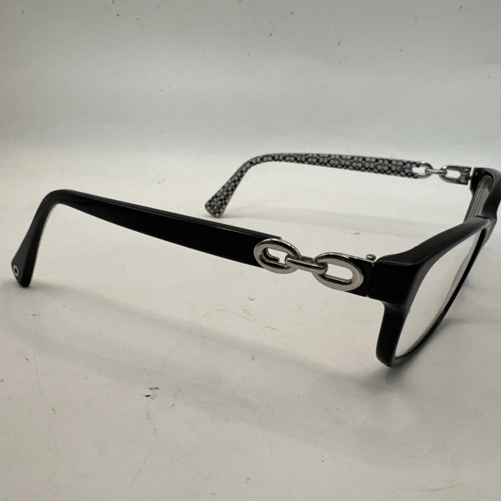 COACH EYEGLASSES FRAMES ONLY HC6052(FANNIE) 5214 BLACK/WHITE SIG C 52-16-135